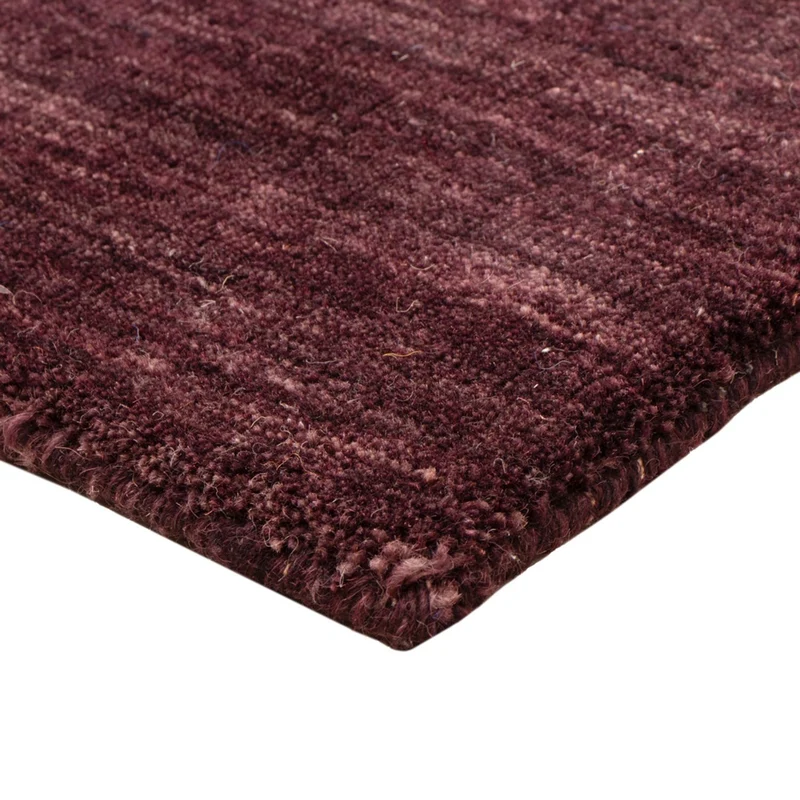 Loribaft Loom Teppich 60x90cm - Wollteppich - lila