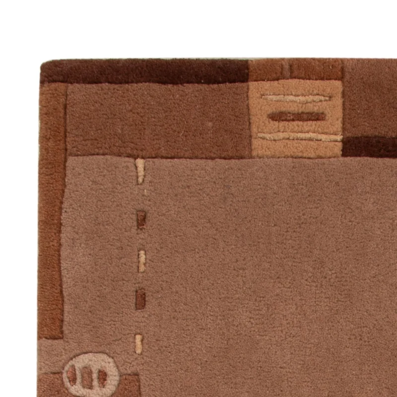 Nepal Teppich - 60 x 90 cm - braun