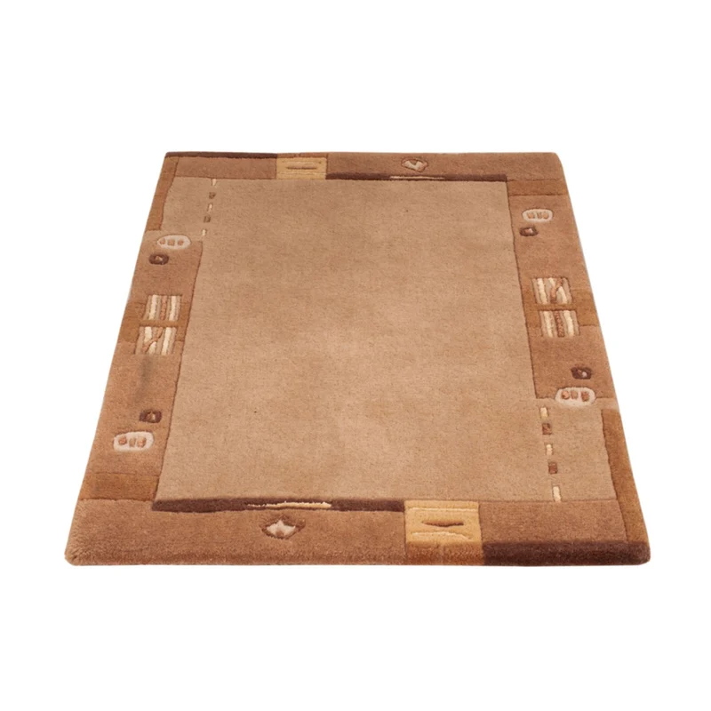 Nepal Teppich - 60 x 90 cm - braun