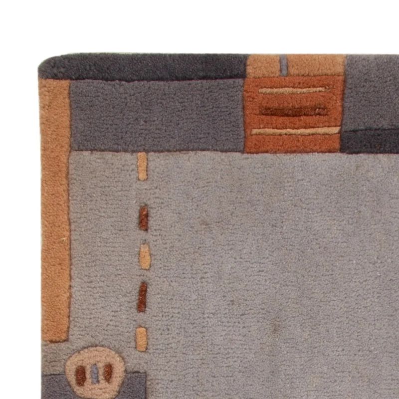 Nepal Teppich - 60 x 90 cm - grau