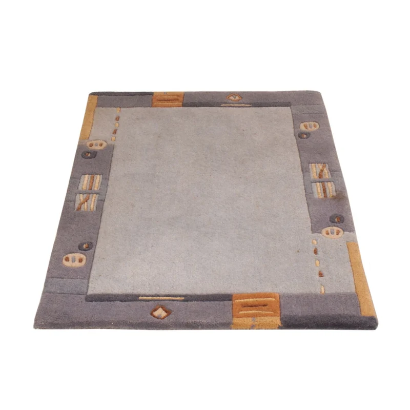 Nepal Teppich - 60 x 90 cm - grau