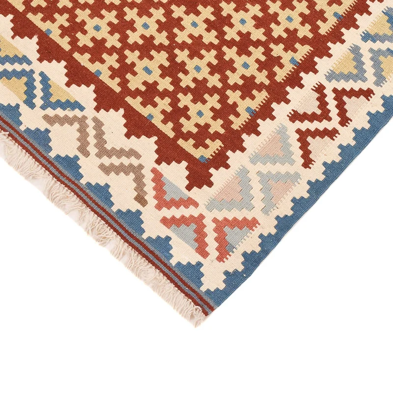 Kelim Fars Teppich 98x147cm - mehrfarbig