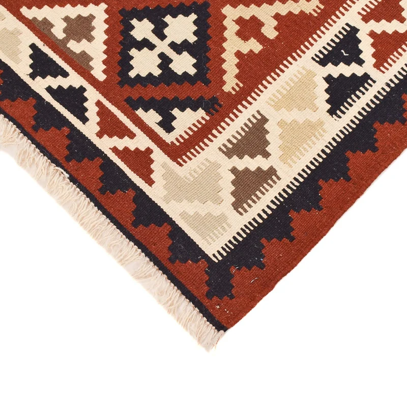 Kelim Fars Teppich 102x143cm - mehrfarbig