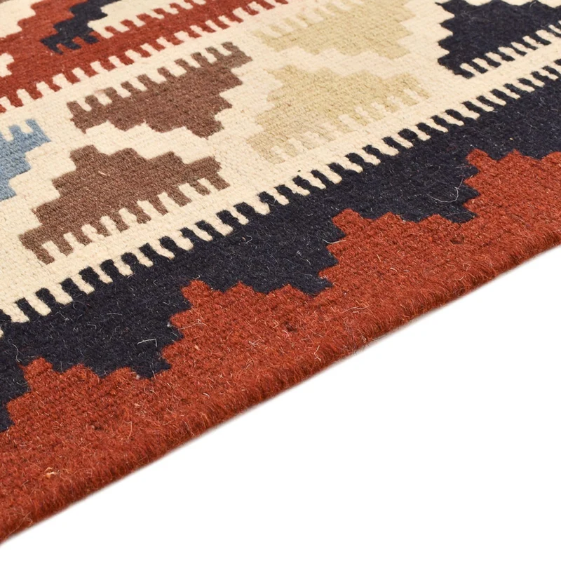 Kelim Fars Teppich 102x143cm - mehrfarbig