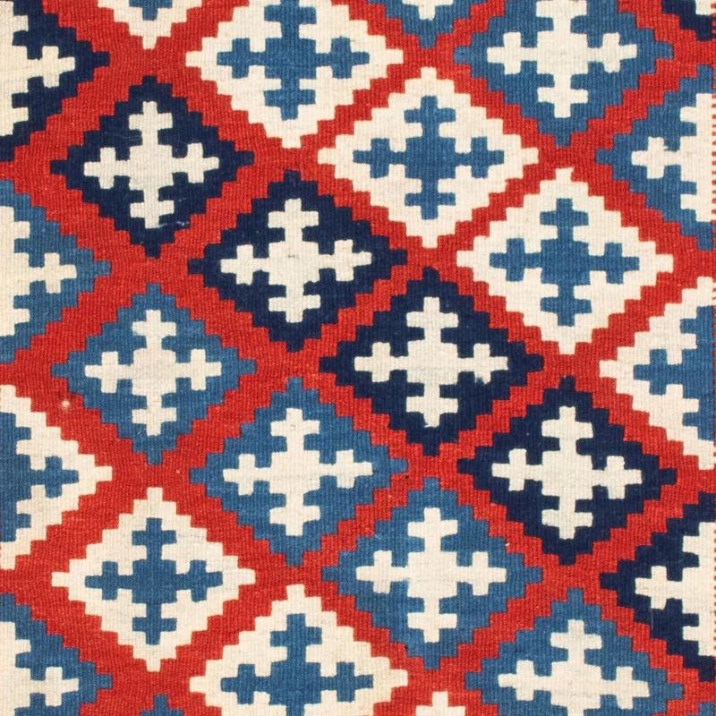 Kelim Fars Teppich 100x103cm