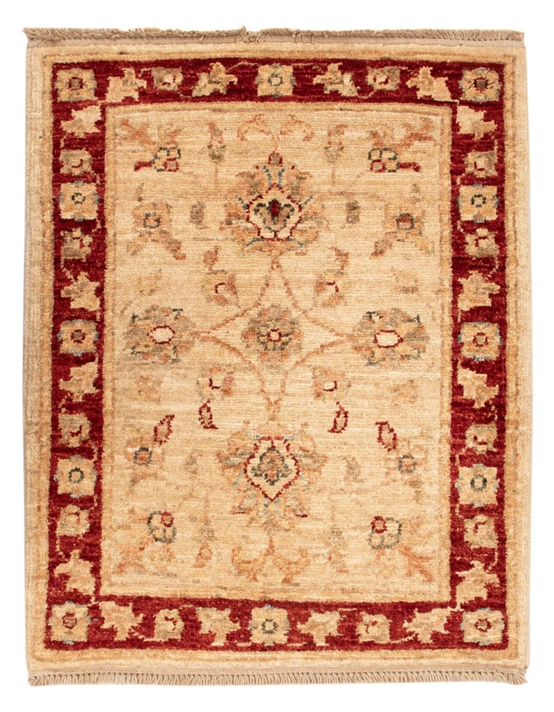 Ziegler Teppich 51x65cm - Orientteppich - beige