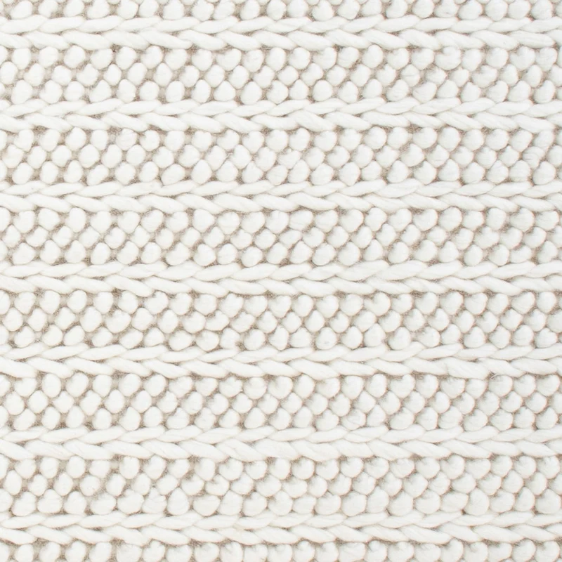 Wollteppich - 63 x 95 cm - hellgrau