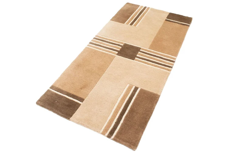 Nepal Teppich 70 x 140 cm - mehrfarbig