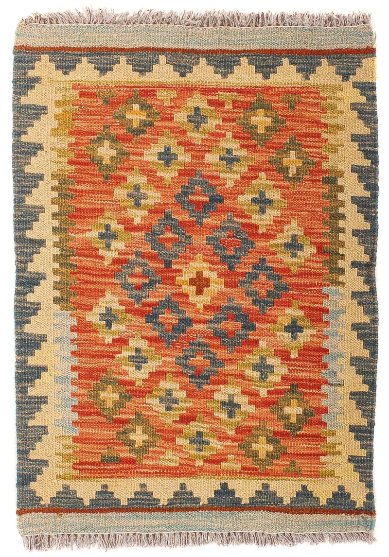 Kelim Teppich - Oriental 60 x 90 cm - mehrfarbig