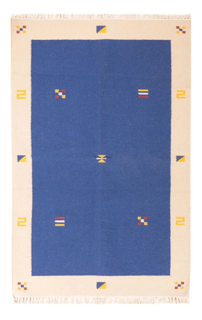Kelim Modern Teppich 120x180cm - mehrfarbig