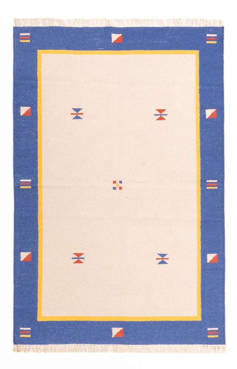 Kelim Modern Teppich 120x180cm - mehrfarbig