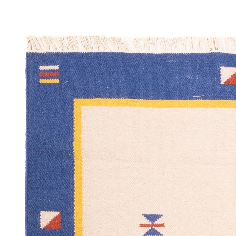 Kelim Modern Teppich 120x180cm - mehrfarbig