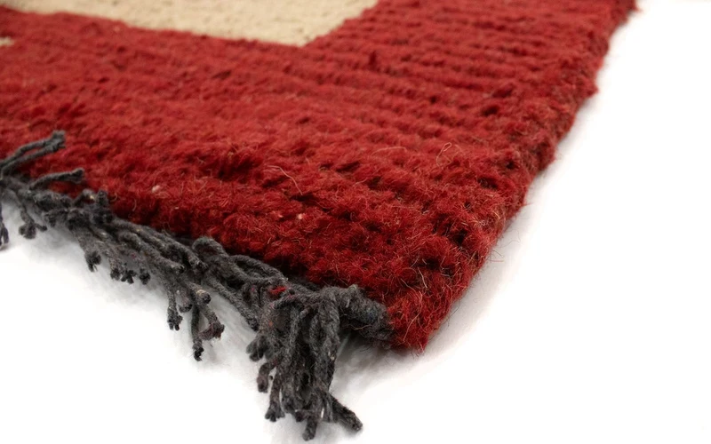 Nepal Teppich 70 x 140 cm - beige
