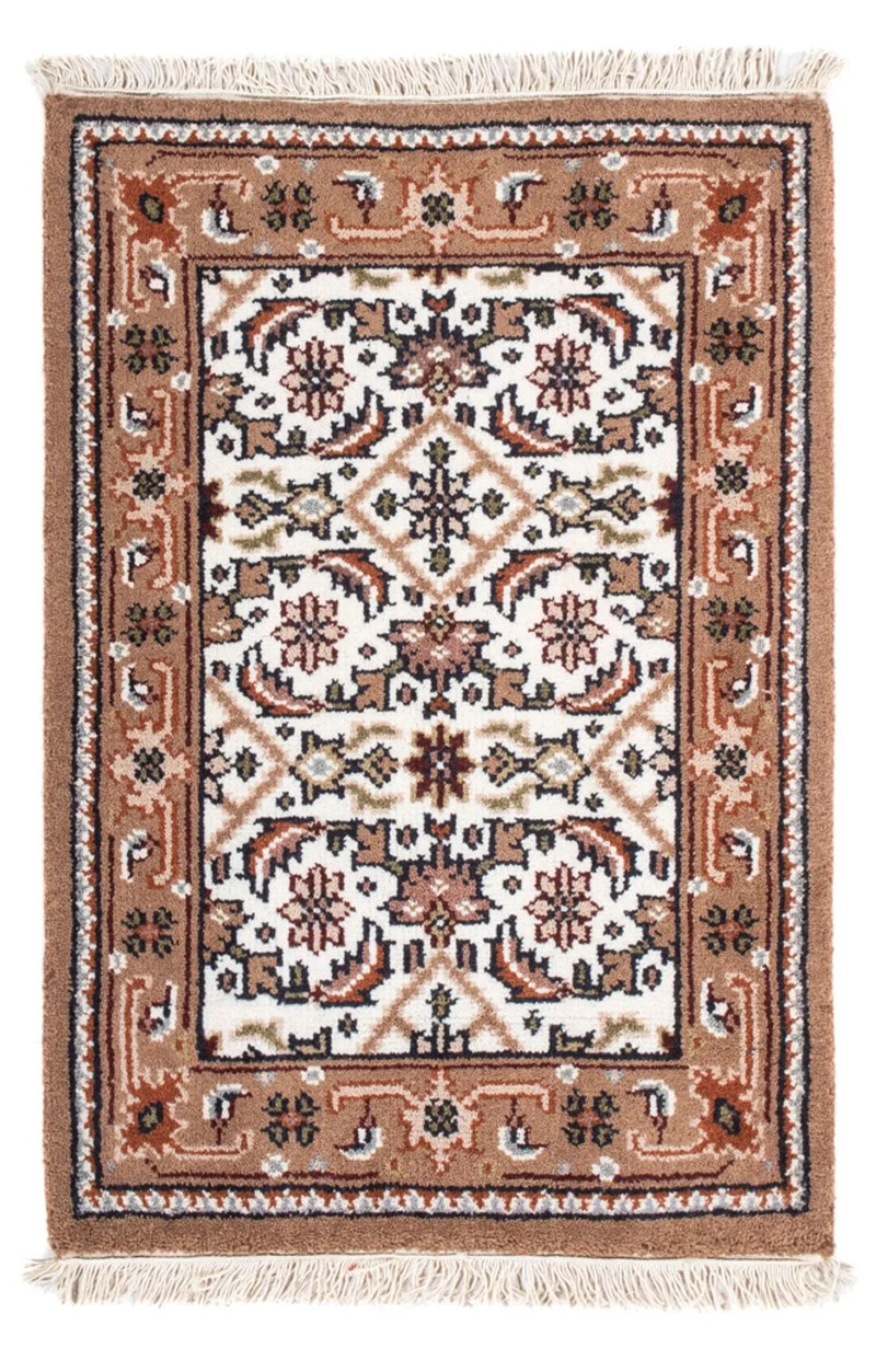 Indo Bidjar Teppich 60x90cm - Orientteppich - beige