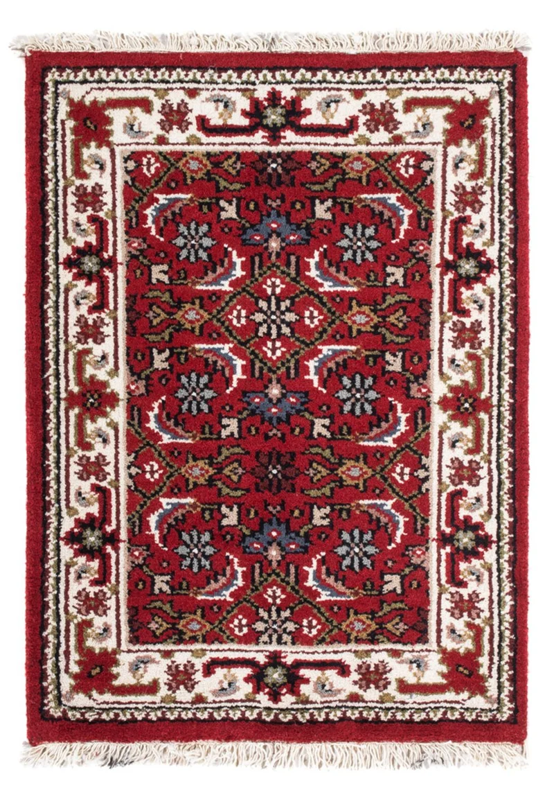 Indo Bidjar Teppich 60x90cm - Orientteppich - rot