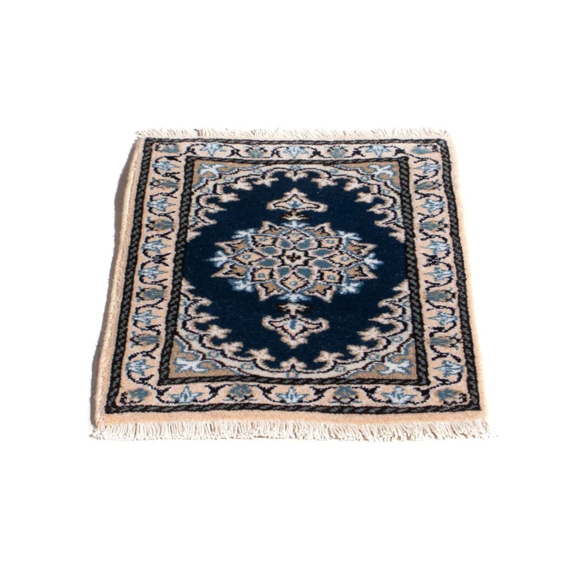 Nain - 12La Teppich 40x60cm - Perserteppich - dunkelblau
