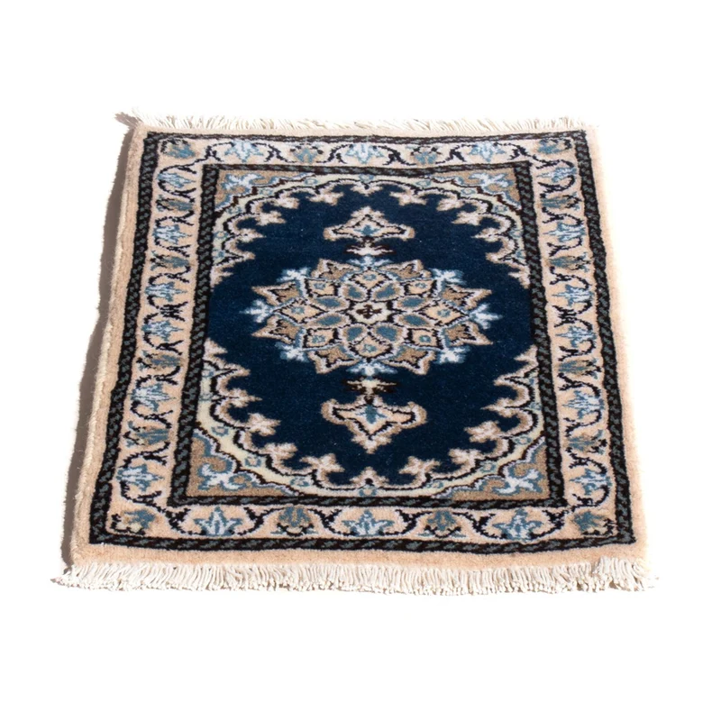 Nain - 12La Teppich 40x60cm - Perserteppich - dunkelblau