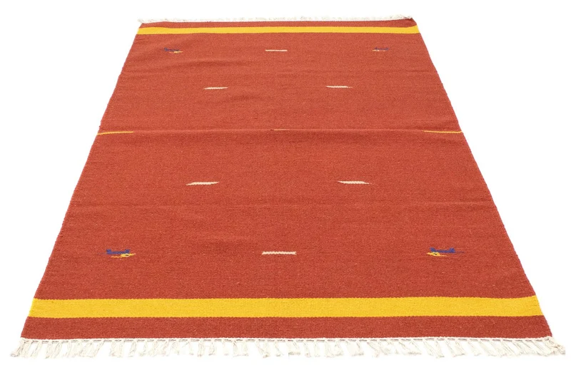 Kelim Modern Teppich 120x180cm - rot