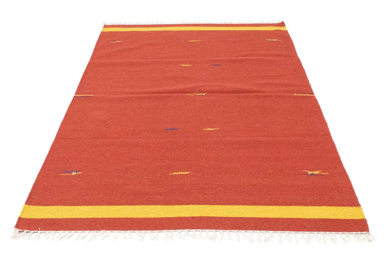 Kelim Modern Teppich 120x180cm - rot