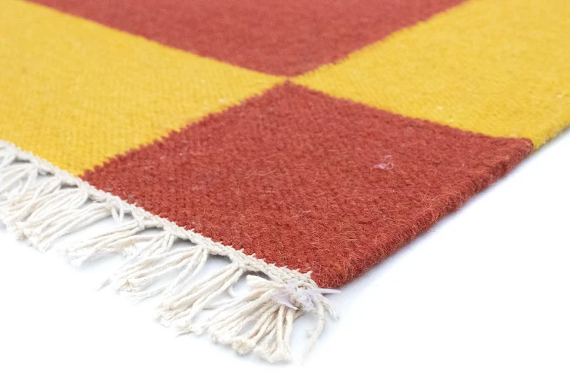 Kelim Modern Teppich 120x180cm - rot