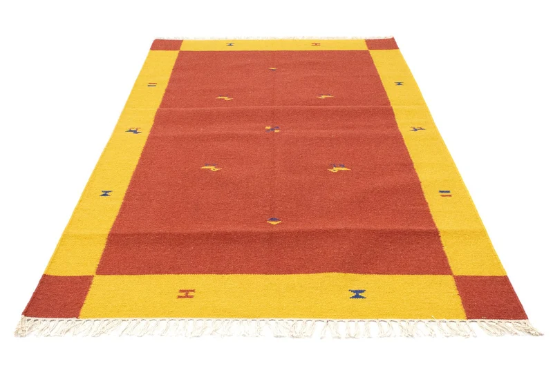 Kelim Modern Teppich 120x180cm - rot