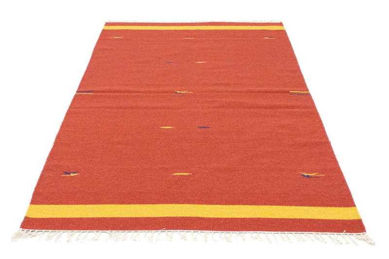 Kelim Modern Teppich 120x180cm - rot