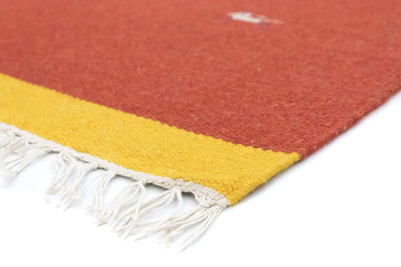 Kelim Modern Teppich 120x180cm - rot