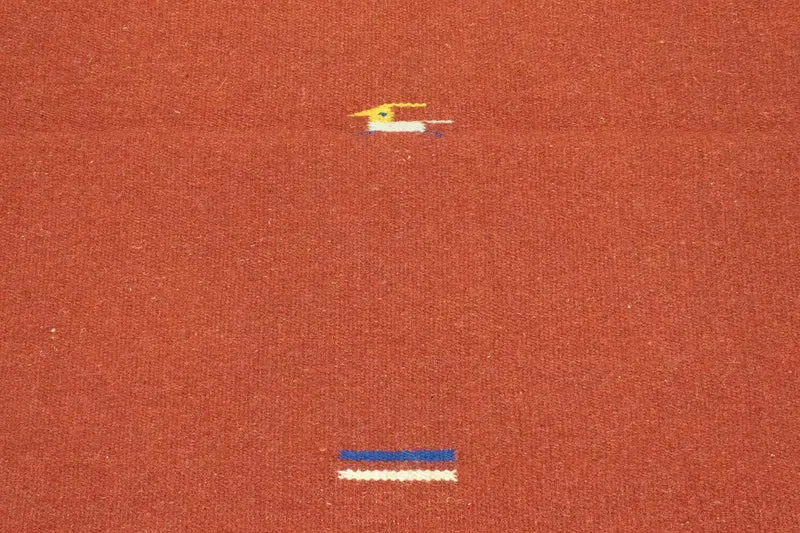 Kelim Modern Teppich 120x180cm - rot
