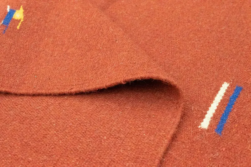 Kelim Modern Teppich 120x180cm - rot