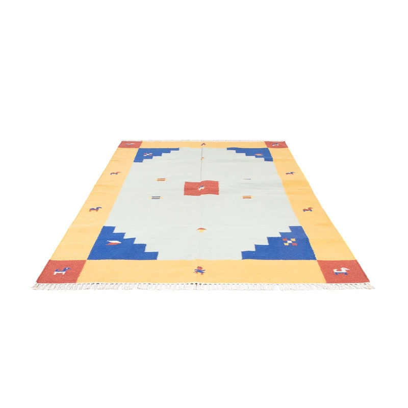 Kelim Modern Teppich 170x240cm - mehrfarbig