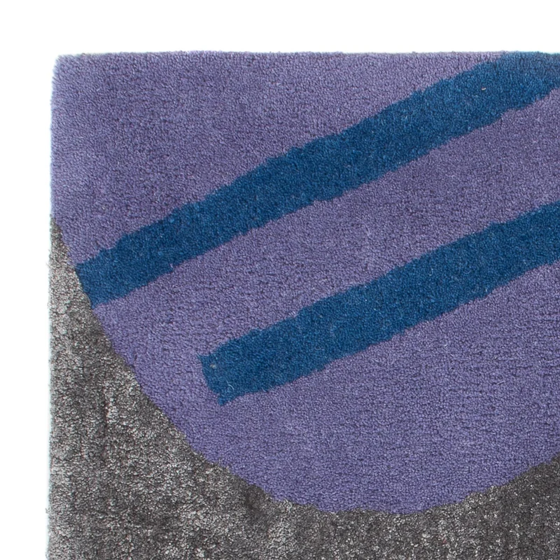Wollteppich 62x63cm - mehrfarbig