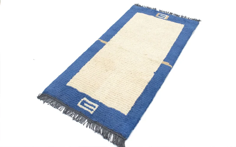 Nepal Teppich 70 x 140 cm - beige