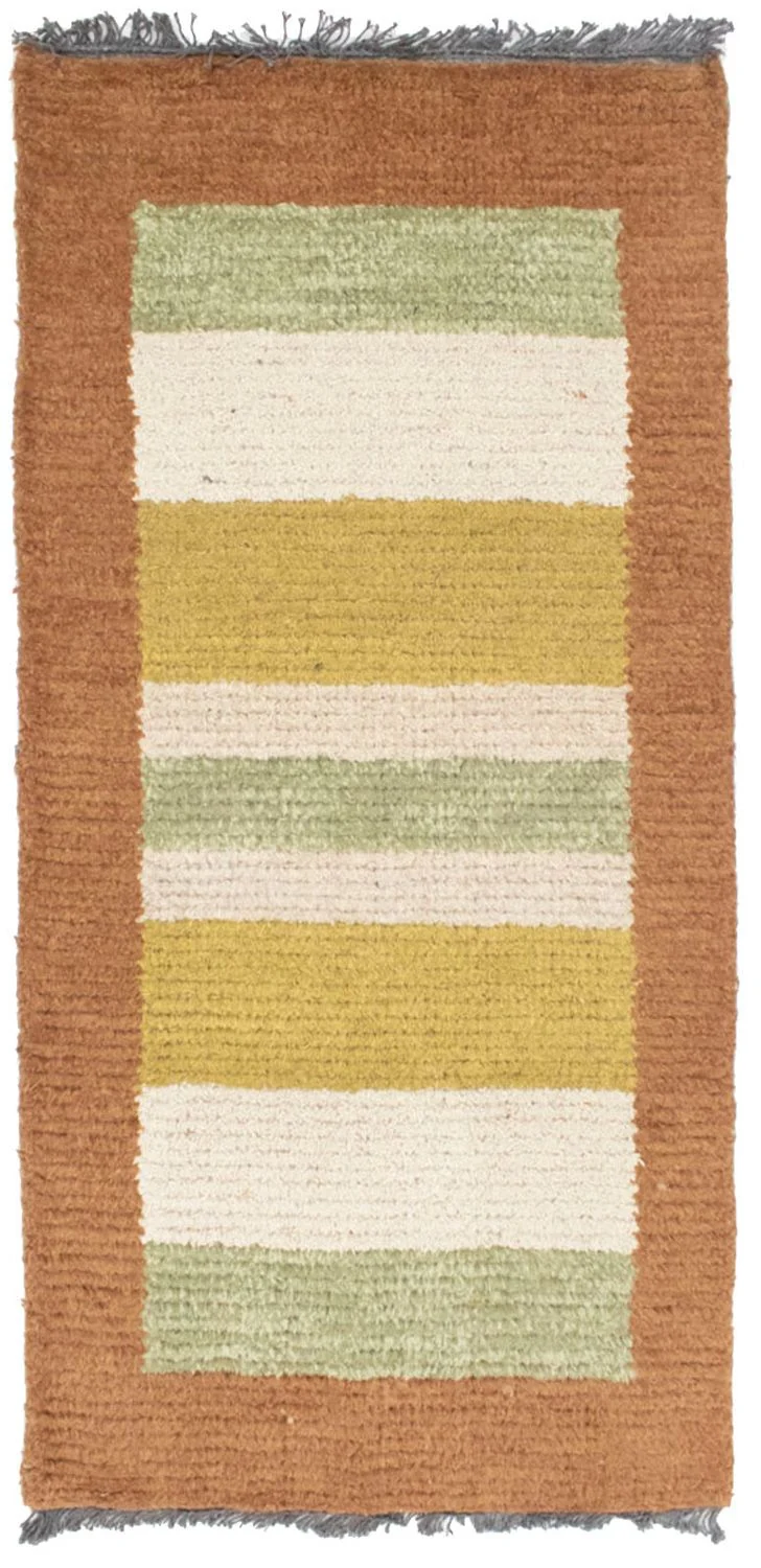 Nepal Teppich 70 x 140 cm - mehrfarbig