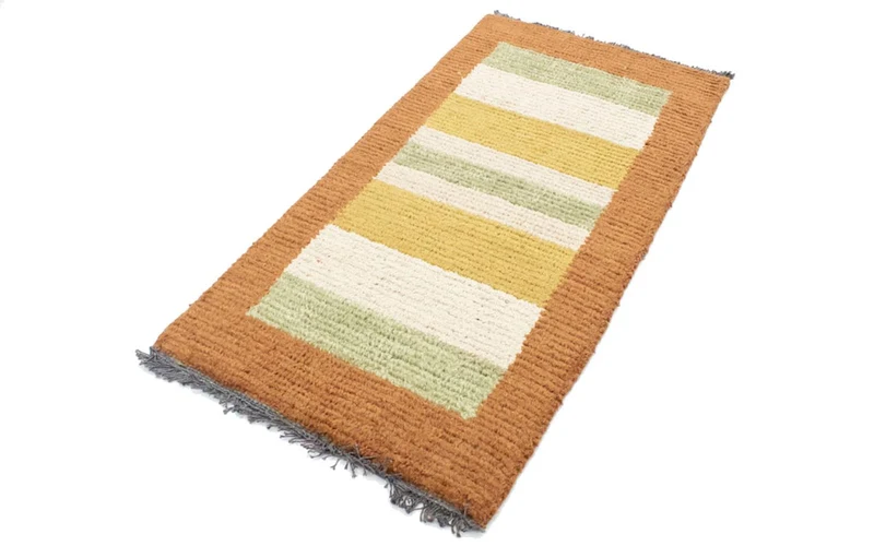 Nepal Teppich 70 x 140 cm - mehrfarbig