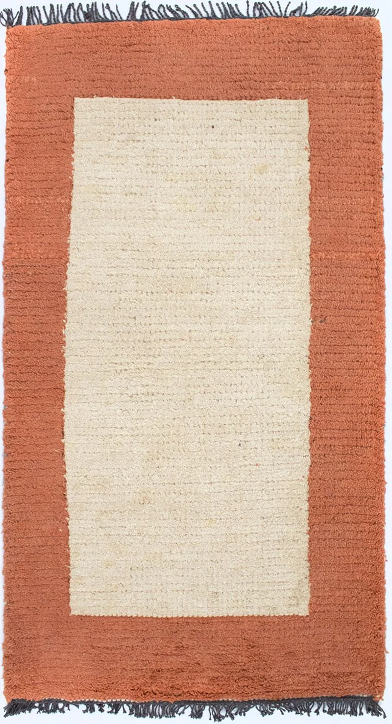 Nepal Teppich 70 x 140 cm - beige