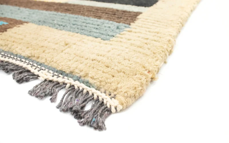 Nepal Teppich 70x140cm - Wollteppich - mehrfarbig