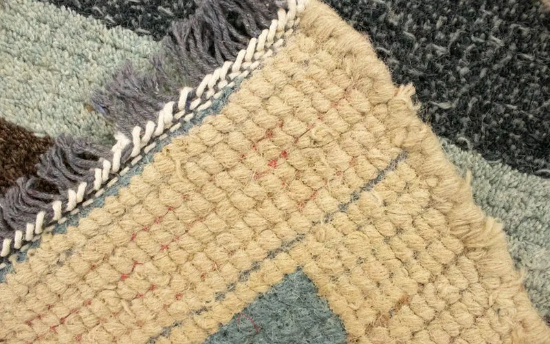 Nepal Teppich 70x140cm - Wollteppich - mehrfarbig