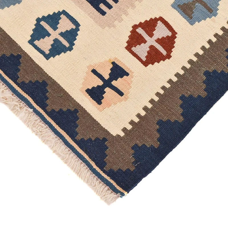 Kelim Fars Teppich 98x150cm - mehrfarbig