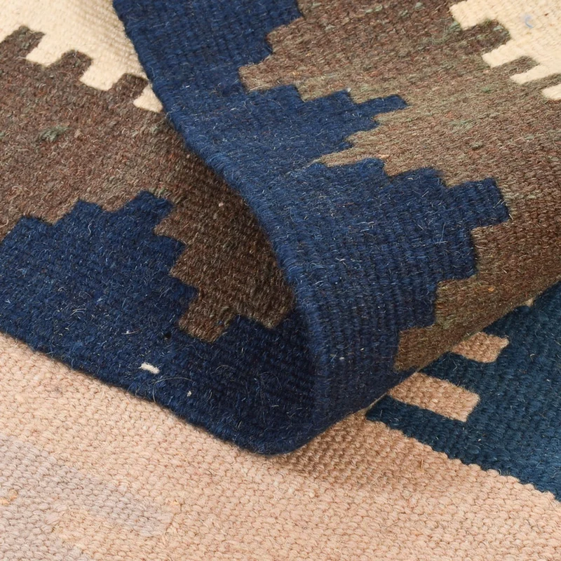 Kelim Fars Teppich 98x150cm - mehrfarbig