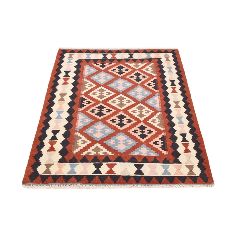 Kelim Fars Teppich 102x146cm - mehrfarbig