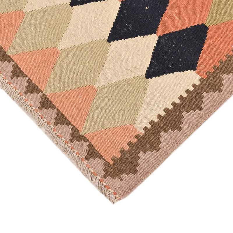 Kelim Fars Teppich 97x147cm - mehrfarbig