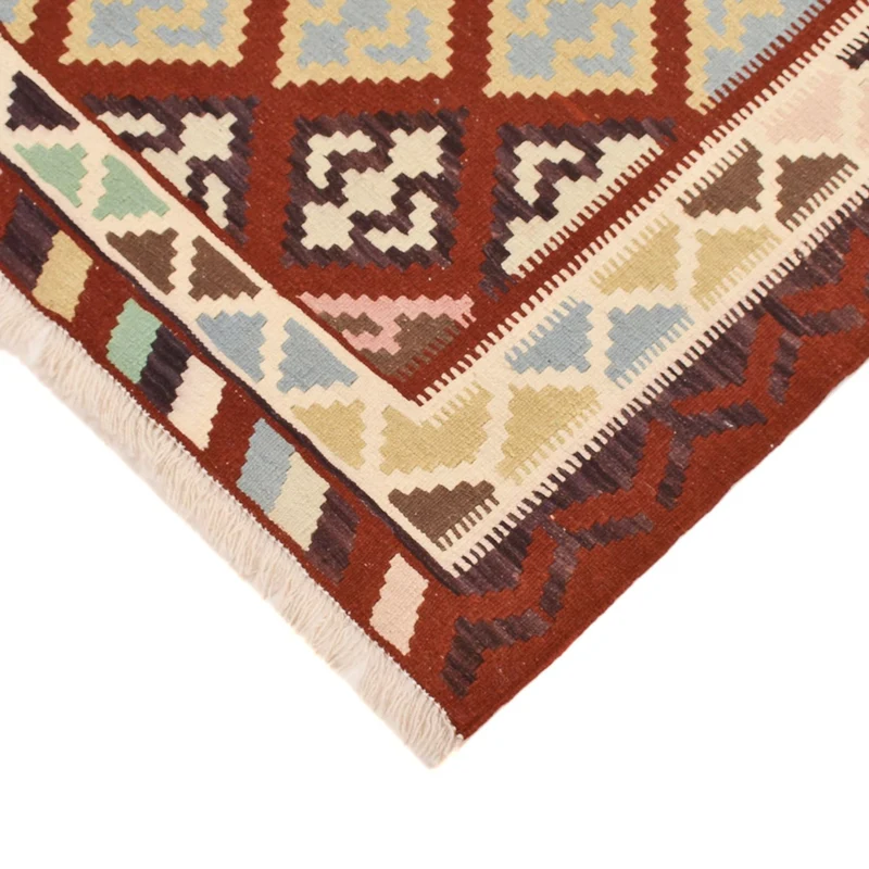 Kelim Fars Teppich 102x145cm - mehrfarbig