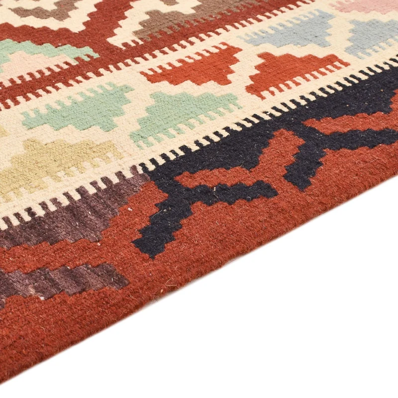 Kelim Fars Teppich 102x145cm - mehrfarbig