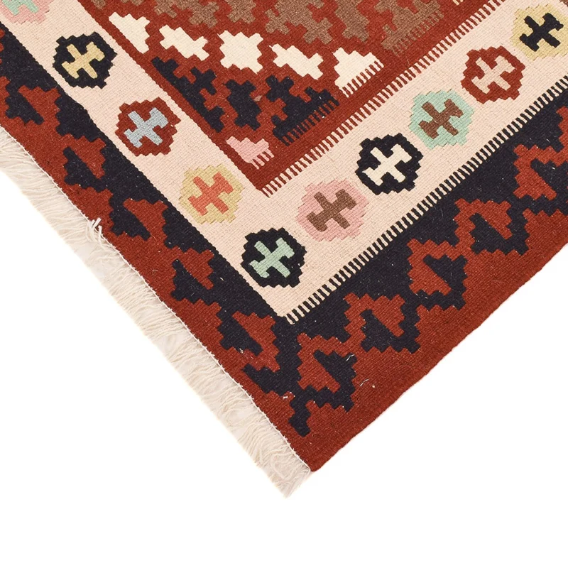 Kelim Fars Teppich 100x150cm - mehrfarbig