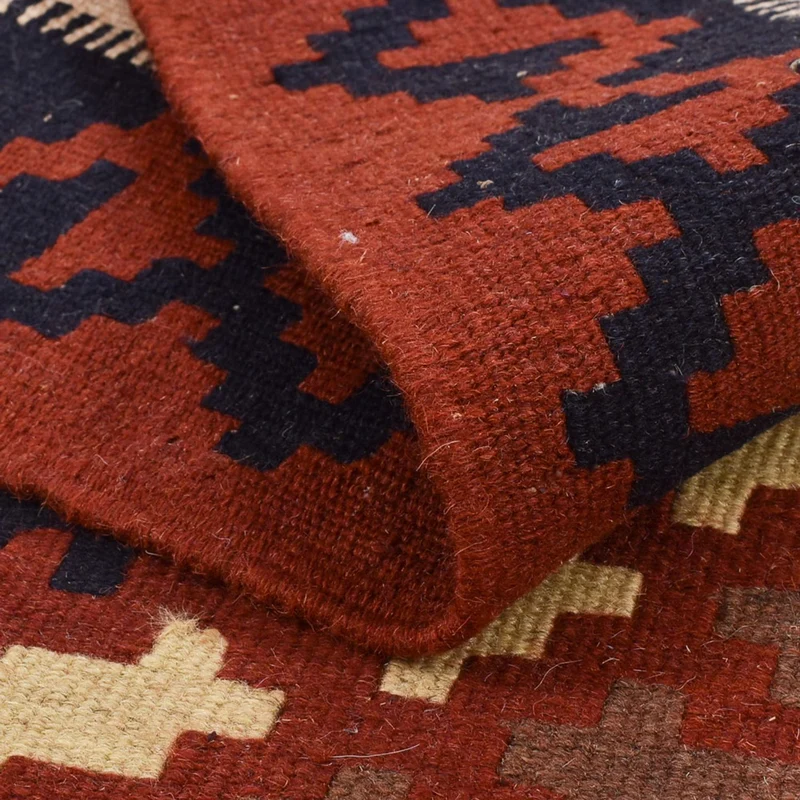Kelim Fars Teppich 100x150cm - mehrfarbig
