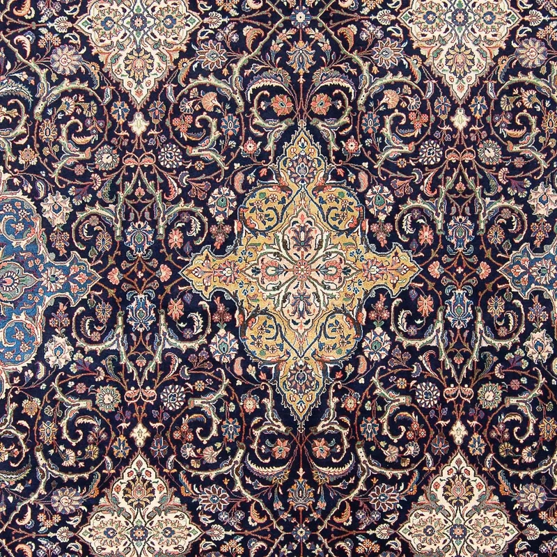 Perserteppich - Classic 305 x 438 cm - dunkelblau
