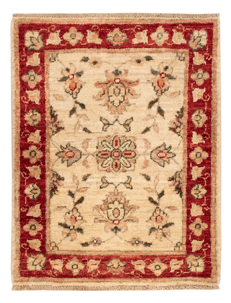 Ziegler Teppich 52x67cm - Orientteppich - beige