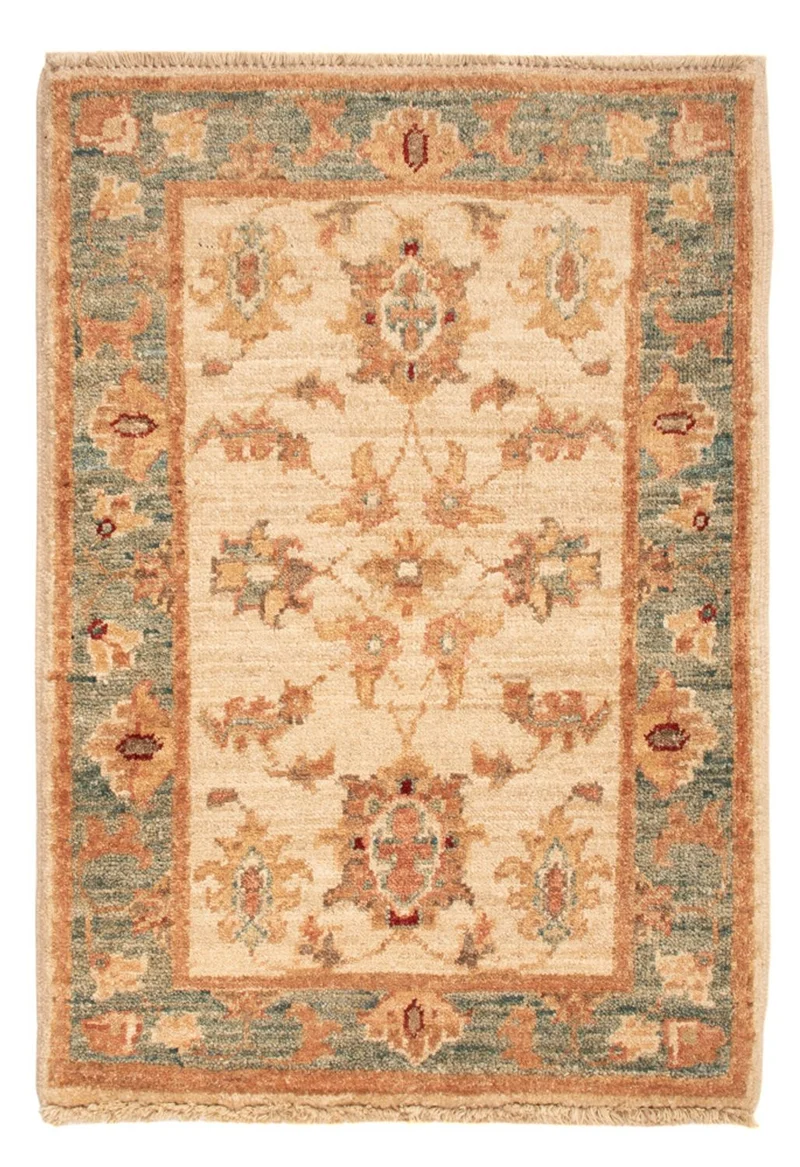 Ziegler Teppich 52x70cm - Orientteppich - beige