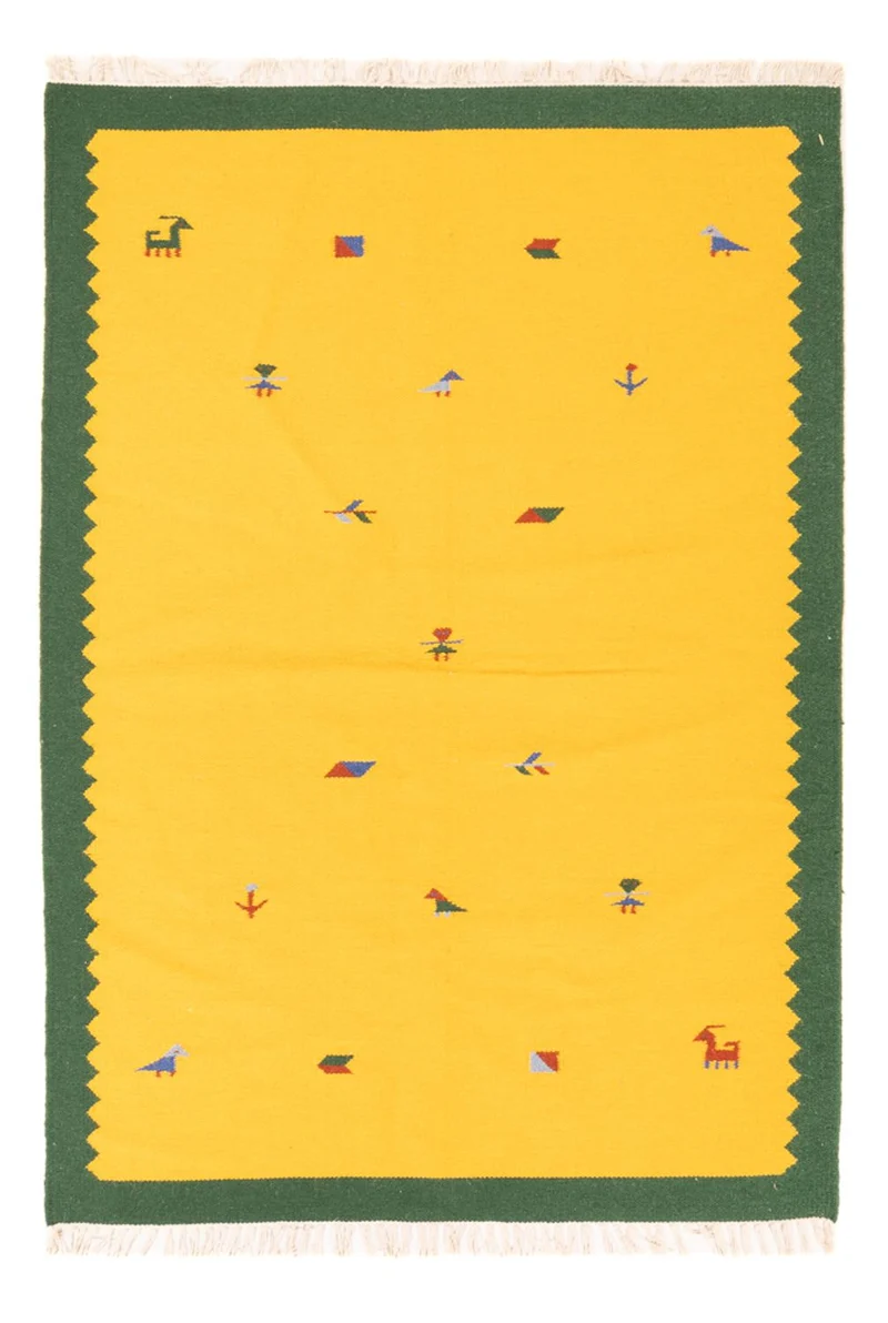 Kelim Modern Teppich 120x180cm - mehrfarbig