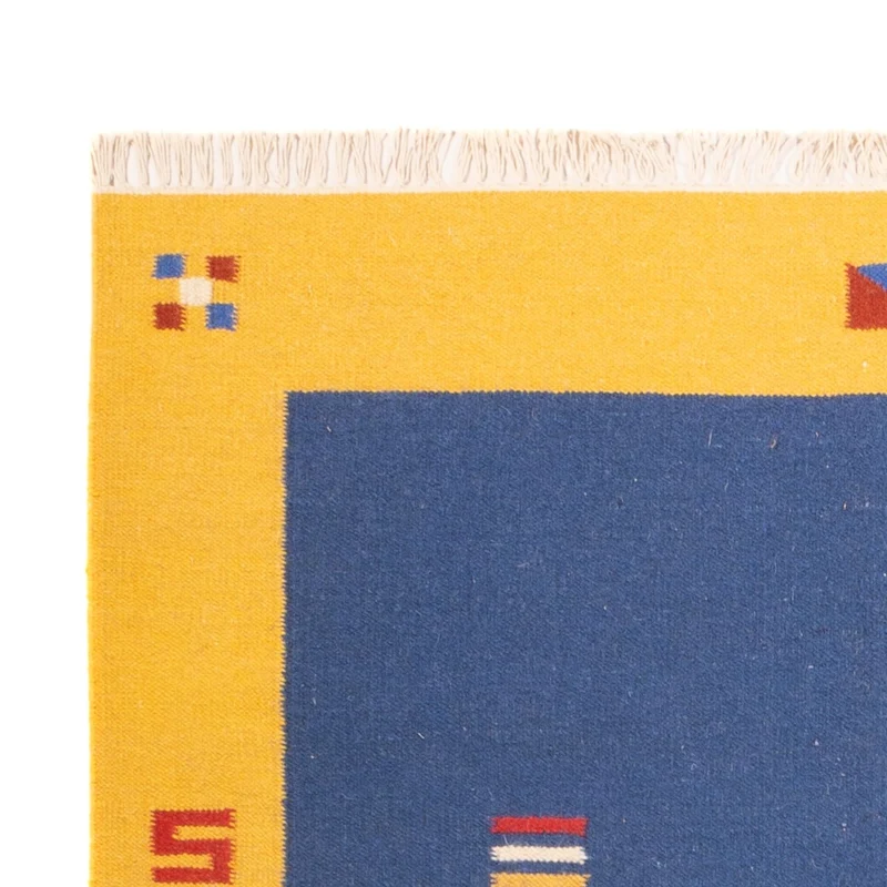 Kelim Modern Teppich 120x180cm - mehrfarbig